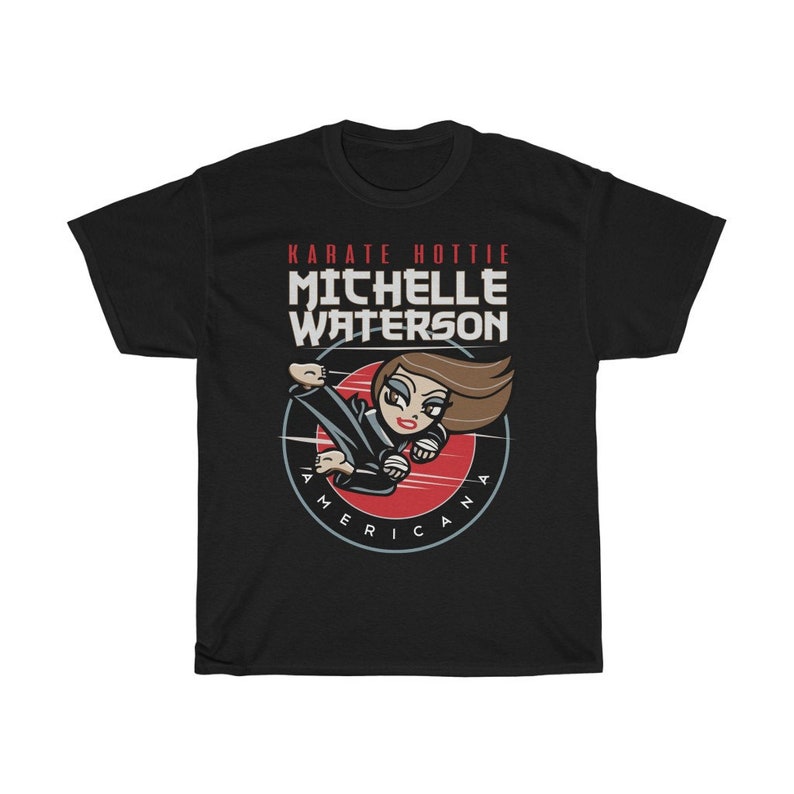 Karate Hottie Michelle Waterson Graphic Fighter Wear Unisex T-Shirt image 3