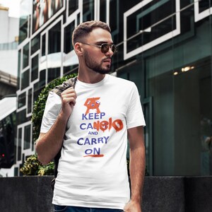 Keep Canelo and Carry On Graphic Front & Back Unisex T-Shirt image 5