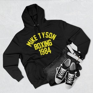 Mike Tyson Boxing 1984 State Games Front & Back Unisex Premium Pullover Hoodie image 4