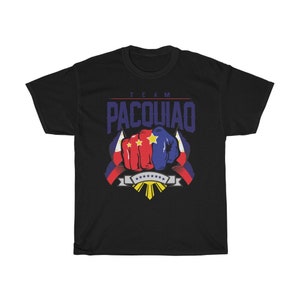 Team Pacquiao Boxing Legend Graphic Unisex T-Shirt Black