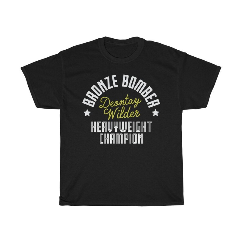 Bronze Bomber Deontay Wilder Fighter Wear Unisex T-Shirt image 3