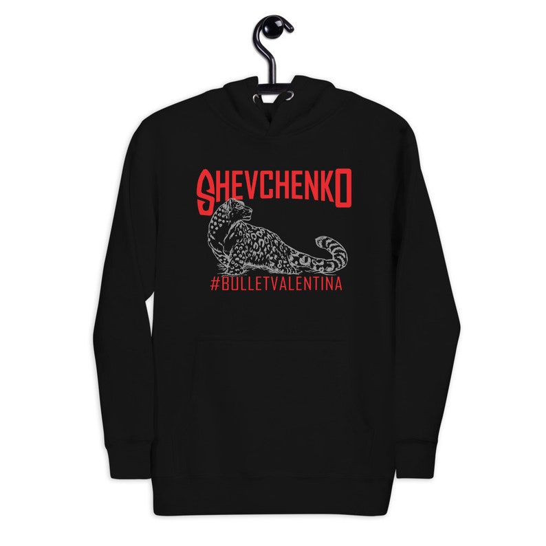 Valentina Bullet Shevchenko WMMA Fighter Wear Graphic Unisex Hoodie Black