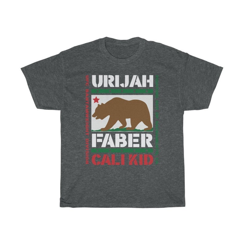 Cali Kid Urijah Faber Graphic Fighter Wear Unisex T-Shirt image 7