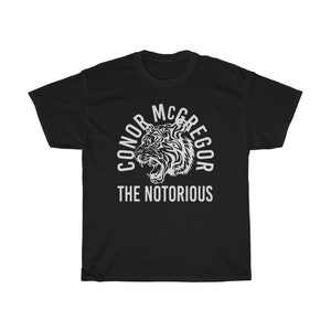 Conor McGregor The Notorious Fighter Wear Unisex T-Shirt Black
