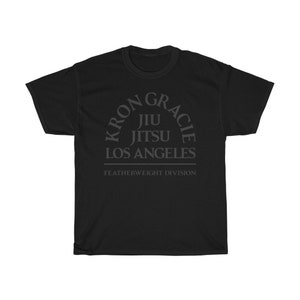 Kron Gracie Jiu Jitsu Los Angeles Graphic Unisex T-Shirt Black
