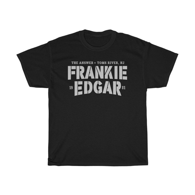 The Answer Frankie Edgar Graphic Fighter Wear Unisex T-Shirt Black