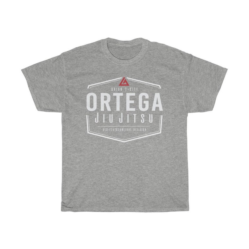 Brian Ortega Jiu Jitsu Graphic Fighter Wear Unisex T-Shirt Sport Grey