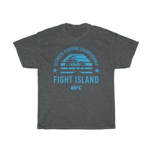 Fight Island Shades MMA Graphic Unisex T-Shirt Dark Heather