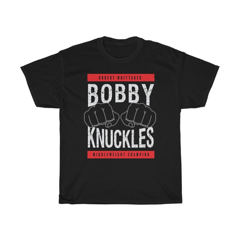 Robert Whittaker Bobby Knuckles Fighter Wear Unisex T-Shirt image 3