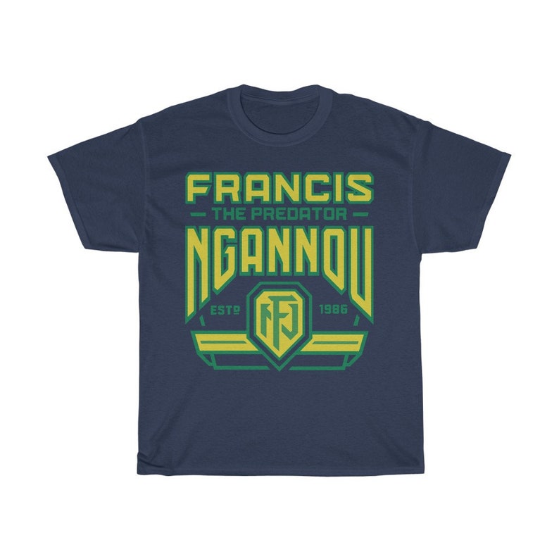 Francis The Predator Ngannou MMA Fighter Wear Unisex T-Shirt Navy