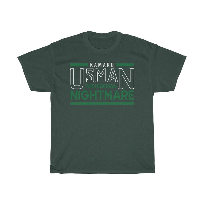 Kamaru Usman The Nigerian Nightmare Graphic Unisex T-Shirt image 3