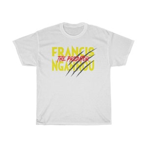 Francis The Predator Ngannou Fighter Wear Unisex T-Shirt White