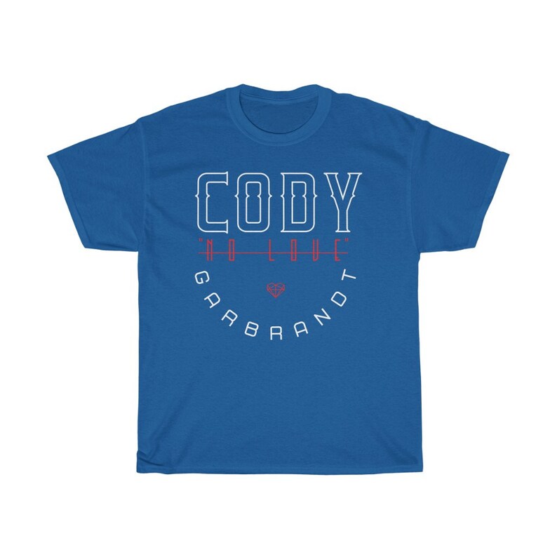 Cody Garbrandt No Love Graphic Fighter Wear Unisex T-Shirt Royal