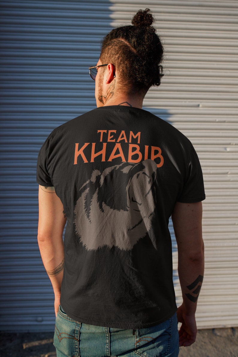Team Khabib Graphic Front & Back Graphic Unisex T-Shirt image 1