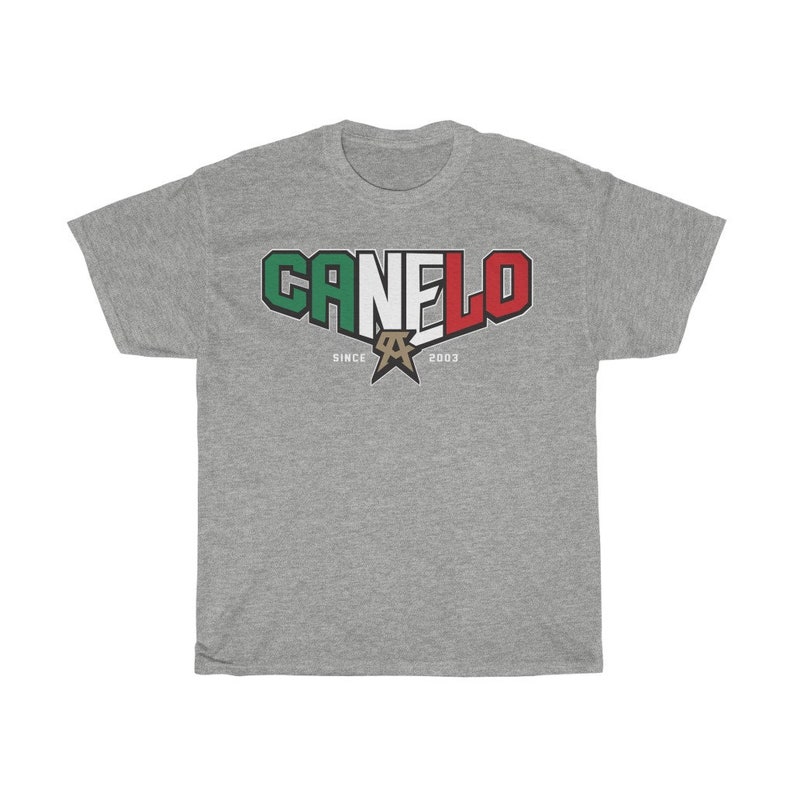 Team Canelo Boxing Legend Grapahic Unisex T-Shirt Sport Grey