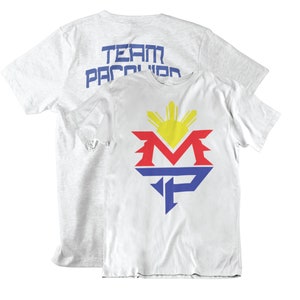Classic Manny Pacquiao Graphic Front & Back Unisex T-Shirt White