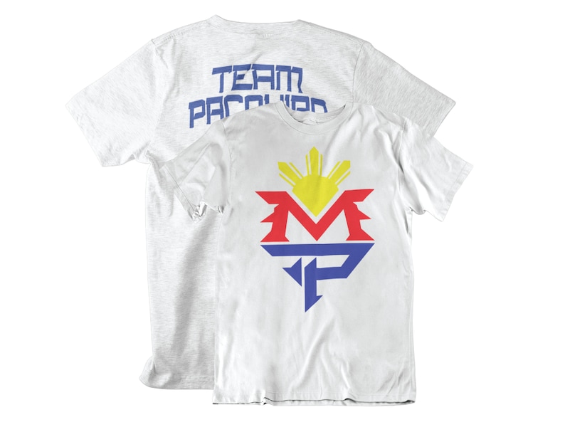 Classic Manny Pacquiao Graphic Front & Back Unisex T-Shirt White
