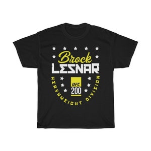 Brock Lesnar MMA Graphic Fighter Wear Unisex T-Shirt Black