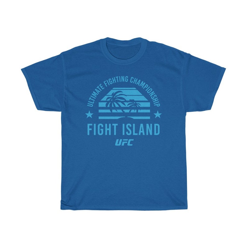 Fight Island Shades MMA Graphic Unisex T-Shirt Royal