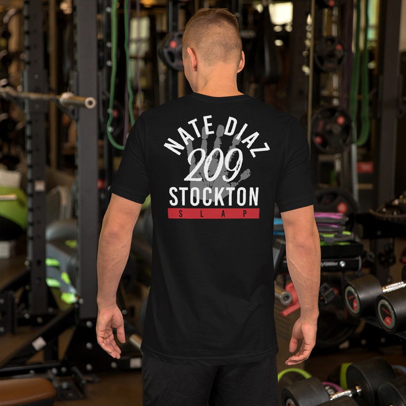 Nate Diaz Stockton Slap Grafik MMA Fighter Unisex T-Shirt Bild 4