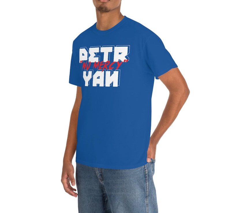 Petr No Mercy Yan Graphic Fighter Wear Unisex T-Shirt Royal