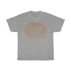 Cowboy Donald Cerrone MMA Fighter Wear Unisex T-Shirt Sport Grey