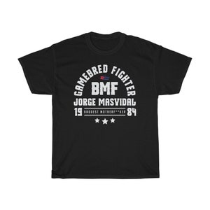 BMF Jorge Gamebred Fighter Masvidal Graphic Unisex T-Shirt Black