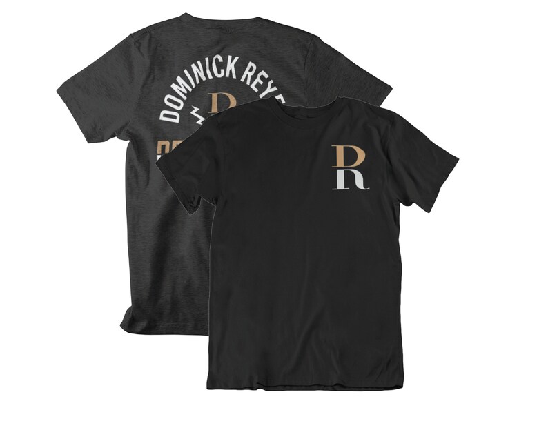 Dominick Reyes Fighter Wear Devastator Front & Back Graphic Unisex T-Shirt Black