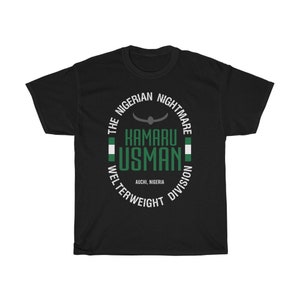 The Nigerian Nightmare Kamaru Usman Graphic Unisex T-Shirt 画像 3