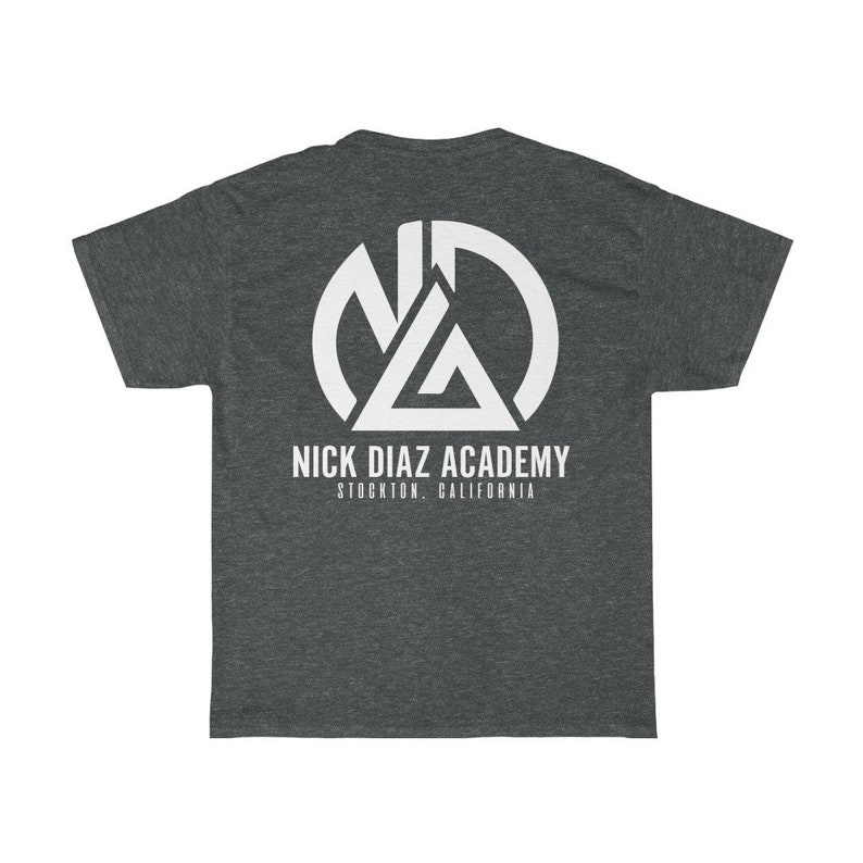 Nick Diaz Jiu Jitsu Front & Back Graphic Logo Unisex T-Shirt image 6