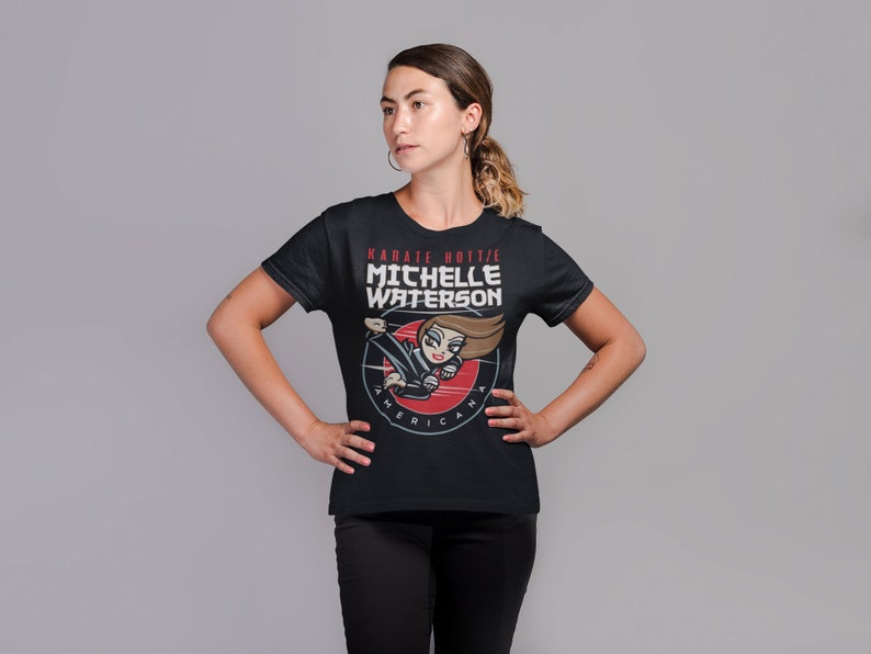 Karate Hottie Michelle Waterson Graphic Fighter Wear Unisex T-Shirt Black