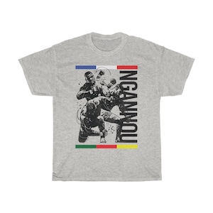 Francis Ngannou The Predator Fighter Wear Unisex T-Shirt Ash