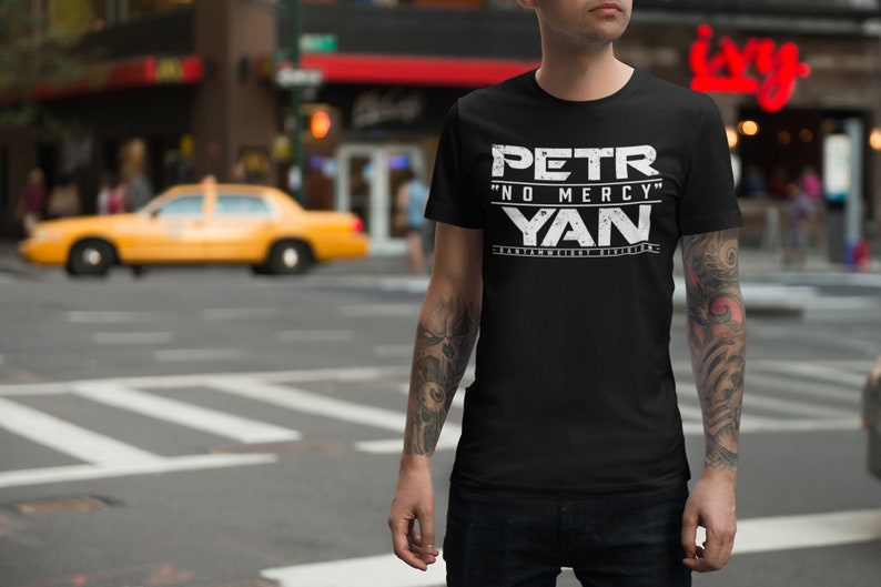 Petr No Mercy Yan Graphic MMA Fighter Wear Unisex T-Shirt image 1