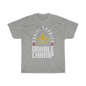 Daniel Cormier DC Double Champ MMA Fighter Wear Unisex T-Shirt Sport Grey