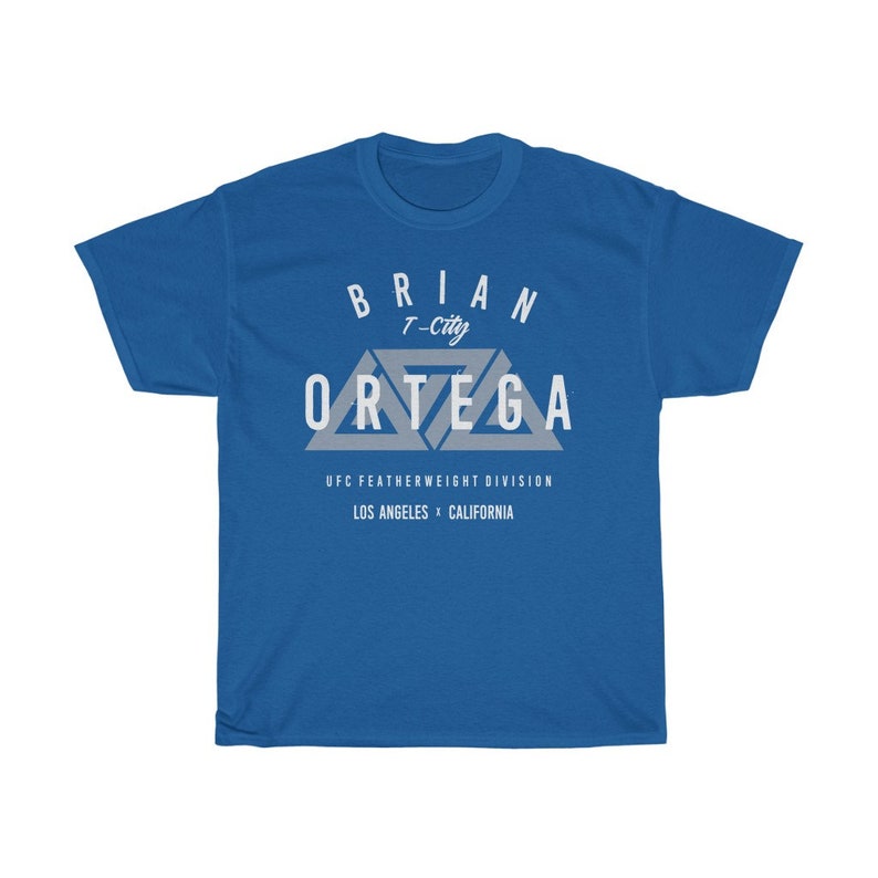 Brian Ortega T-City Jiu Jitsu Fighter Wear Unisex T-Shirt Royal