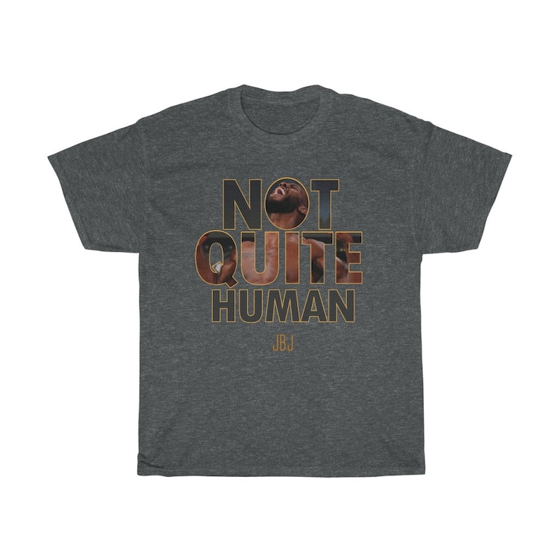 Not Quite Human Jon Jones Graphic Unisex T-Shirt Dark Heather