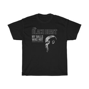 The Black Beast Derrick Lewis MMA Fighter Wear Graphic Unisex T-Shirt image 3