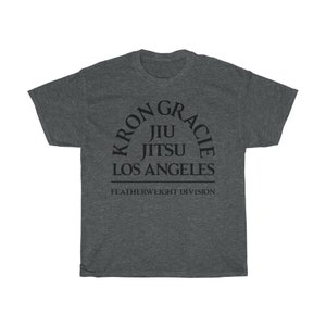 Kron Gracie Jiu Jitsu Los Angeles Graphic Unisex T-Shirt Dark Heather