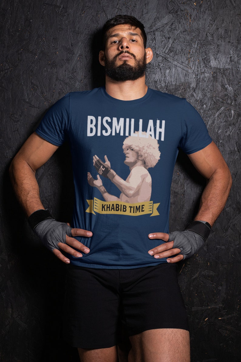 Khabib Time Graphic Nurmagomedov Fighter Wear Unisex T-Shirt image 1