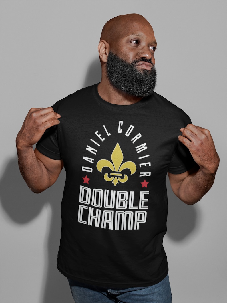 Daniel Cormier DC Double Champ MMA Fighter Wear Unisex T-Shirt Black