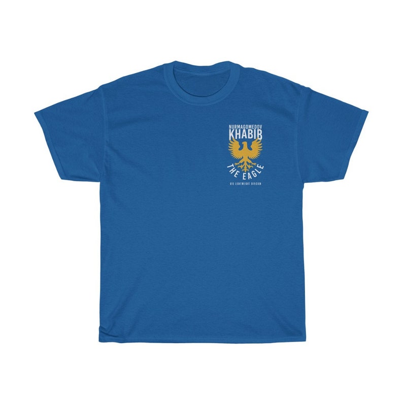 The Eagle Khabib Nurmagomedov Graphic Front & Back Unisex T-Shirt Royal