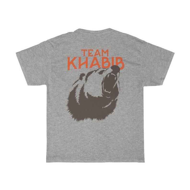 Team Khabib Graphic Front & Back Graphic Unisex T-Shirt image 7