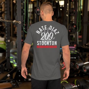 Nate Diaz Stockton Slap Grafik MMA Fighter Unisex T-Shirt Bild 8