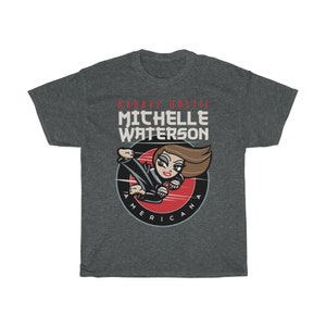 Karate Hottie Michelle Waterson Graphic Fighter Wear Unisex T-Shirt Dark Heather