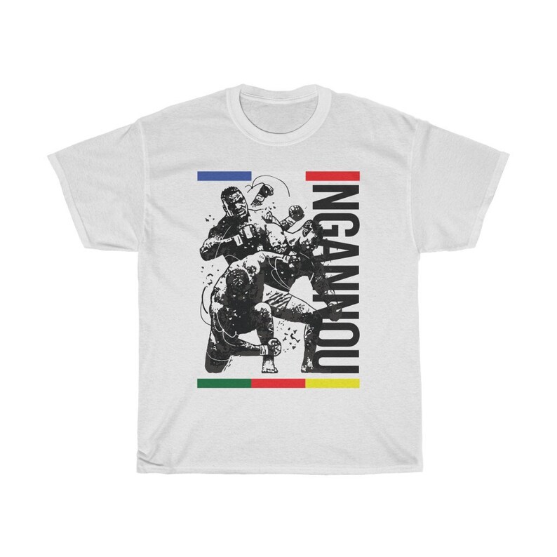 Francis Ngannou The Predator Fighter Wear Unisex T-Shirt White