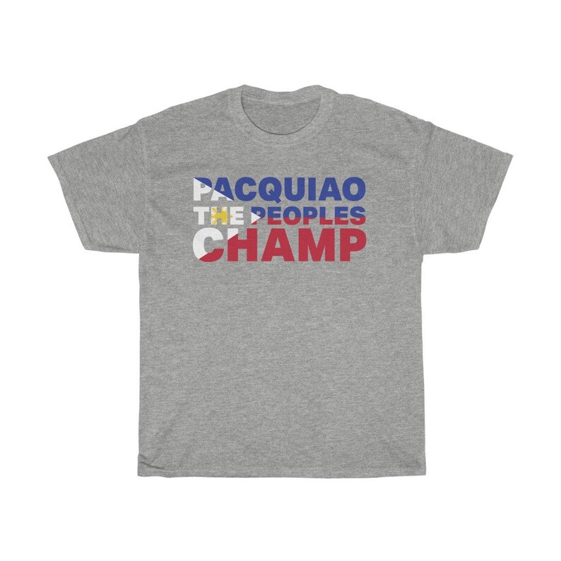 Pacquiao The Peoples Champ Graphic Unisex T-Shirt image 3