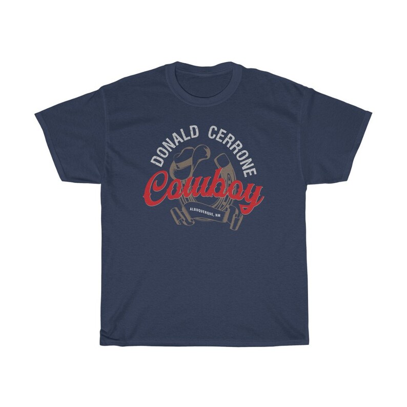 Donald Cerrone Cowboy Graphic Fighter Wear Unisex T-Shirt Navy