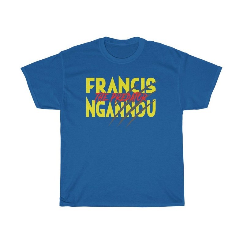 Francis The Predator Ngannou Fighter Wear Unisex T-Shirt Royal