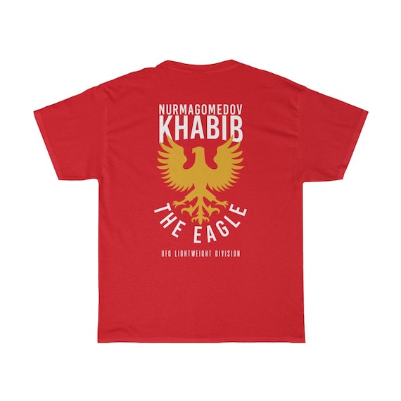 T-Shirt Nera Khabib Nurmagomedov The Eagle MMA UFC - Regalo Fighter