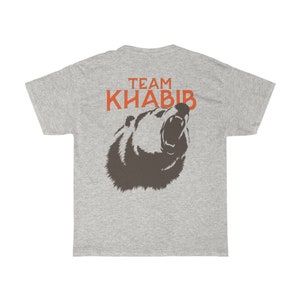 Team Khabib Graphic Front & Back Graphic Unisex T-Shirt image 5